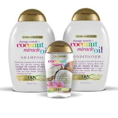 OGX Extra Strength Damage Remedy + Coconut Miracle Oil Shampoo  13 fl oz