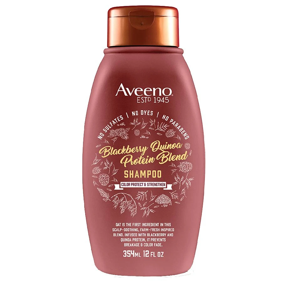 Aveeno Blackberry Quinoa Protein Blend Shampoo  12 fl oz