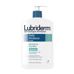 Lubriderm Lubriderm Daily Moisture Dermatologist Developed Lotion, Normal To Dry Skin Sensitive, Seriously Se