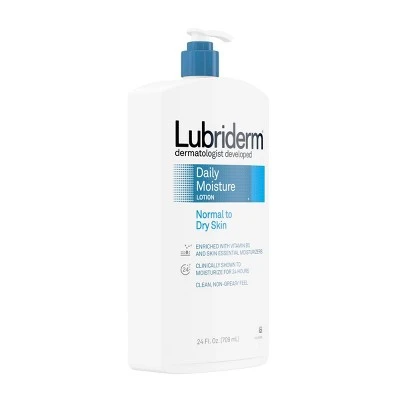 Lubriderm Daily Moisture Hydrating Lotion with Vitamin B5  24 fl oz