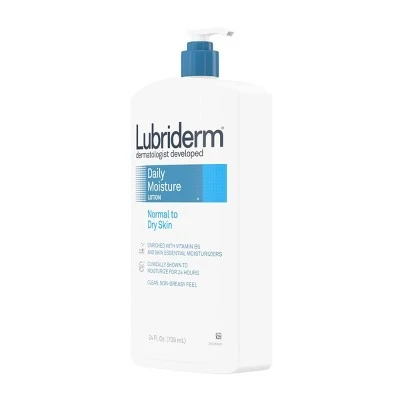 Lubriderm Daily Moisture Hydrating Lotion with Vitamin B5  24 fl oz