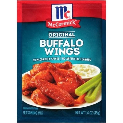 McCormick Original Buffalo Wings Seasoning Mix 1.6 oz