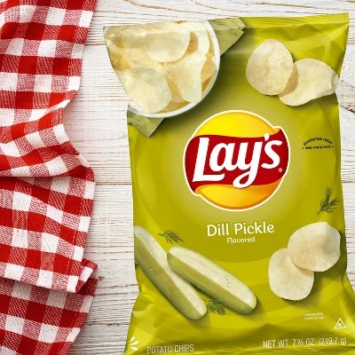 Lay's Dill Pickle Flavored Potato Chips 7.75oz