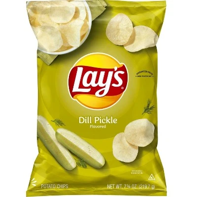 Lay's Dill Pickle Flavored Potato Chips 7.75oz
