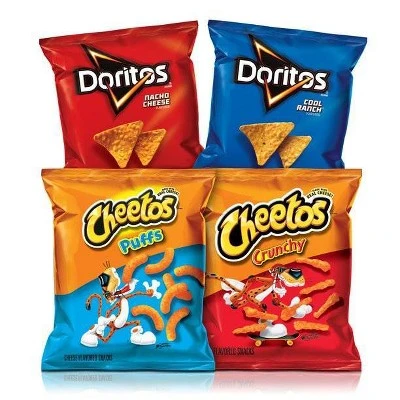 Frito Lay Variety Pack Doritos & Cheetos Mix 18ct