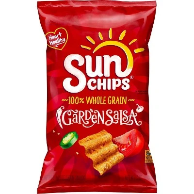 SunChips Garden Salsa Flavored Wholegrain Snacks 7oz