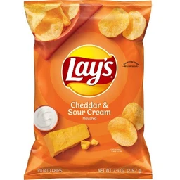 Lay's Lay's Cheddar & Sour Cream Flavored Potato Chips  7.75oz