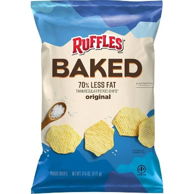 Ruffles Oven Baked Original Potato Crisps  6.25oz