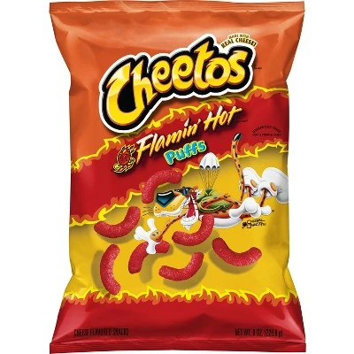 Cheetos Flamin Hot Puffs  8oz