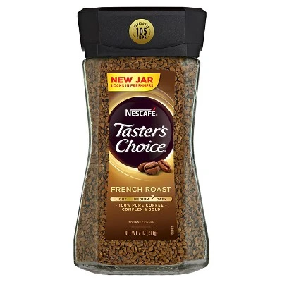 Nescafé Taster's Choice French Roast Medium Dark Roast Instant Coffee  7oz