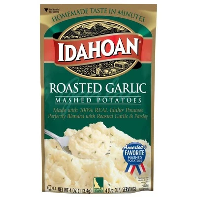 Idahoan Roasted Garlic Mashed Potatoes 4oz