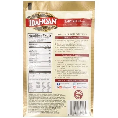 Idahoan Baby Reds Baby Reds, Mashed Potatoes, Creamy Butter, Creamy Butter