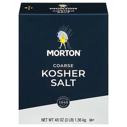  Morton Salt Kosher Coarse  48 Oz