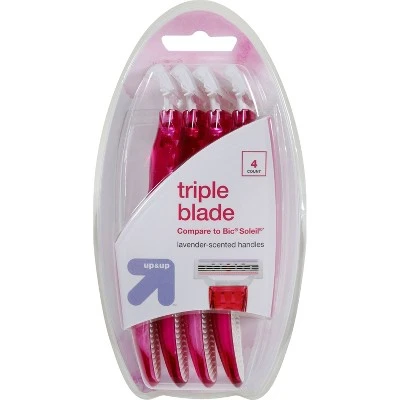 Women's Triple Blade Disposable Razor 4ct Up&Up™