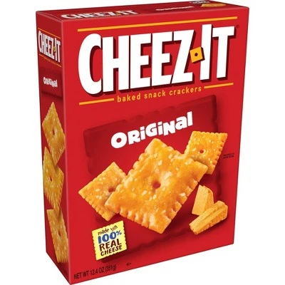 Cheez It Original Baked Snack Crackers  12.4oz