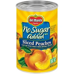 Del Monte Del Monte No Sugar Added Sliced Peaches 14.5 oz