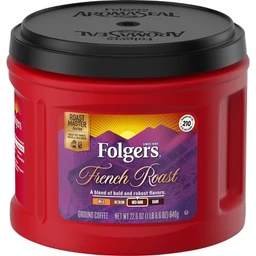 Folgers Folgers French Medium Dark Roast Ground Coffee  24.2oz