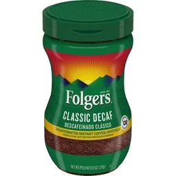 Folgers Folgers Classic Medium Roast Instant Coffee  Decaf  8oz