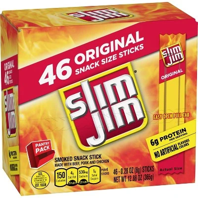Slim Jim Original Beef Jerky  12.88oz