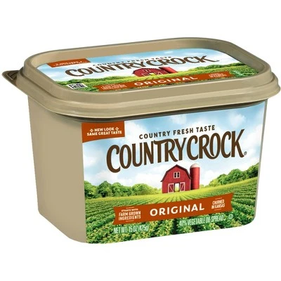 Country Crock Original Vegetable Oil Spread Tub  15oz