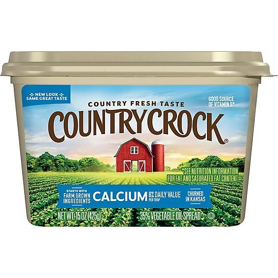 Country Crock Calcium Vegetable Oil Spread Tub 15oz
