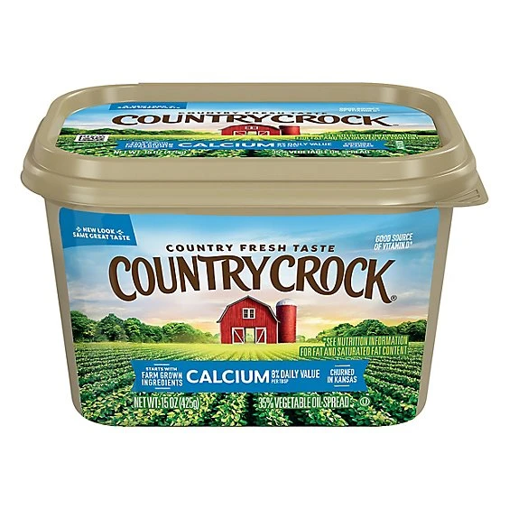 Country Crock Calcium Vegetable Oil Spread Tub 15oz