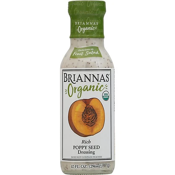 Briannas Organic Rich Poppy Seed Dressing  10oz