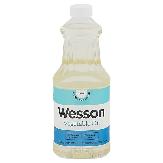 Wesson Pure Vegetable Oil 48oz