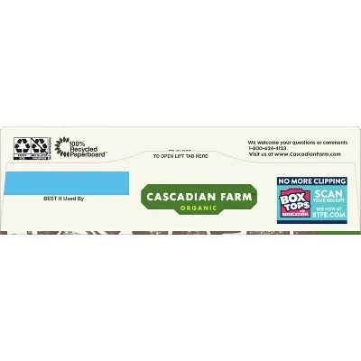 Cascadian Farms Organic Dark Chocolate Chip Chewy Granola Bars 10ct