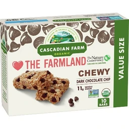 Cascadian Farm Cascadian Farms Organic Dark Chocolate Chip Chewy Granola Bars 10ct