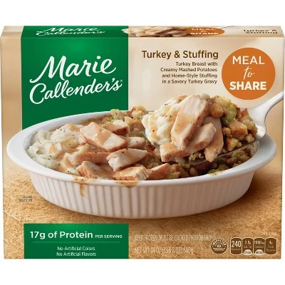 Marie Callender's Meal For Two Frozen Turkey & Stuffing  24oz