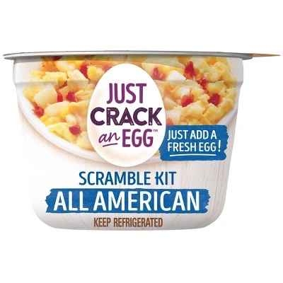 Ore Ida Just Crack an Egg All American Scramble Kit with Potatoes, Cheese, Bacon  3oz