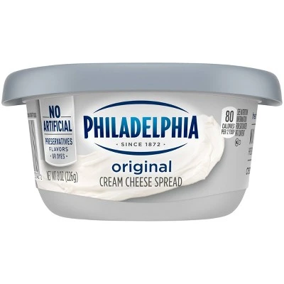 Philadelphia Regular Cream Cheese Tub 8oz