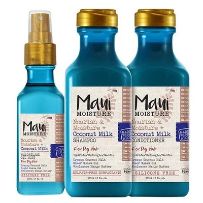 Maui Moisture Nourish & Moisture + Coconut Milk Shampoo for Dry Hair 13 fl oz