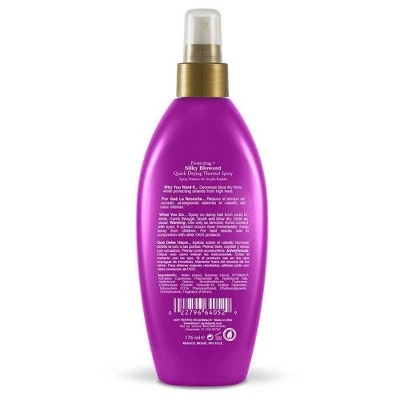 OGX Protecting + Silk Blowout Quick Drying Thermal Spray 6 fl oz