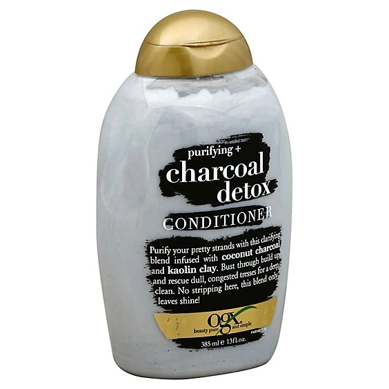 OGX Purifying + Charcoal Detox Conditioner  13 fl oz