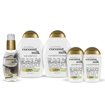 OGX Nourishing Coconut Milk Shampoo  Trial Size  3 fl oz