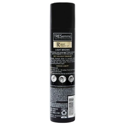 TRESemme Root Touch  Up Temporary Hair Color Spray  Light Brown  2.5oz
