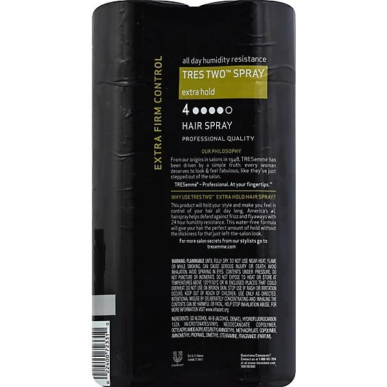 Tresemme Tres Two Hair Spray Extra Firm Control  22oz