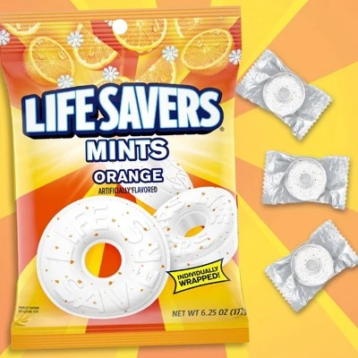 Life Savers Orange Mint Candies  6.25oz