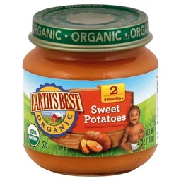 Earth's Best Earth's Best Organic Pureed Baby Food Sweet Potatoes  4oz