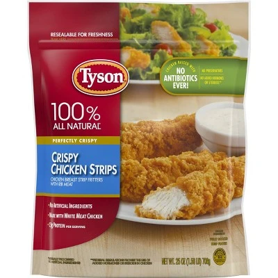 Tyson Crispy Chicken Strips  Frozen  25oz