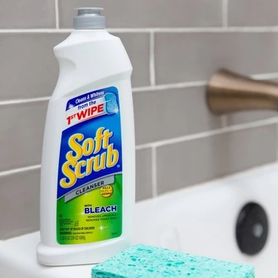 Soft Scrub Cleanser with Bleach Surface Cleaner, 36 fl oz