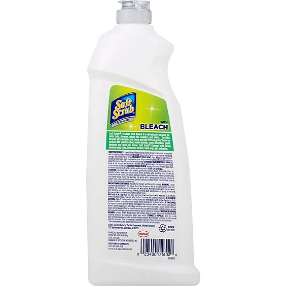 Soft Scrub Cleanser with Bleach Surface Cleaner, 24 fl oz
