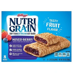 Nutri-Grain Nutri Grain Mixed Berry Soft Baked Cereal Bars  8ct  Kellogg's
