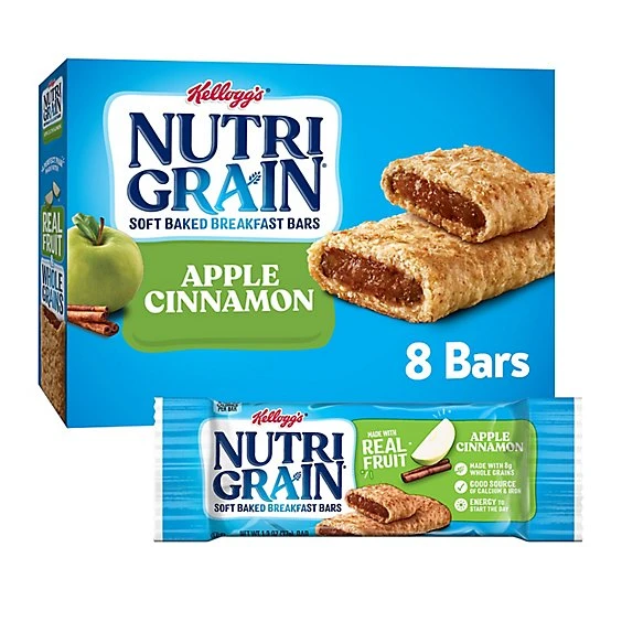 Kellogg's Nutri Grain Soft Baked Bars, Apple Cinnamon