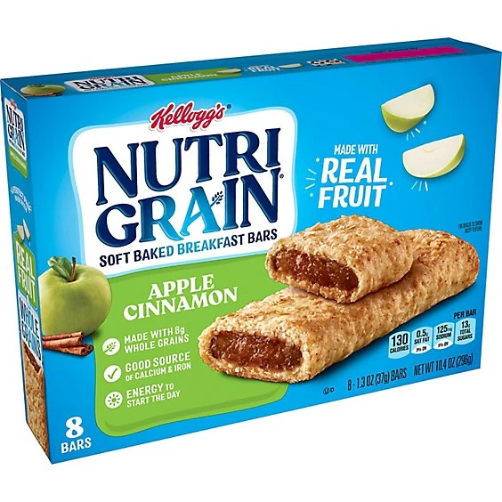 Kellogg's Nutri Grain Soft Baked Bars, Apple Cinnamon