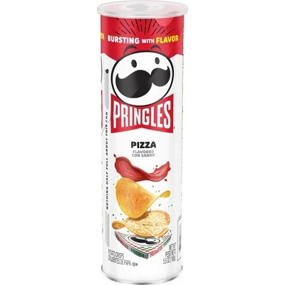 Pringles Potato Crisps Pizza Flavored Chips  5.5oz