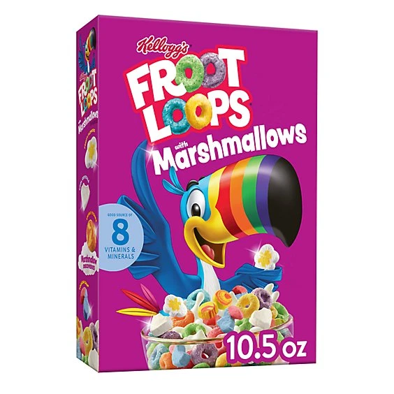 Froot Loops Sweetened Multi Grain Cereal With Marshmallows, Marshmallows