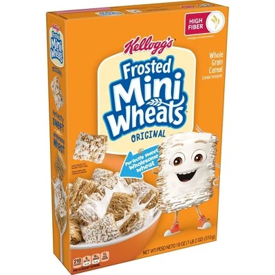 Original Frosted Mini Wheats Breakfast Cereal 18oz Kellogg's
